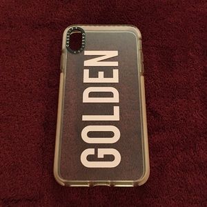 Casetify case for iPhone Xs Max "golden"